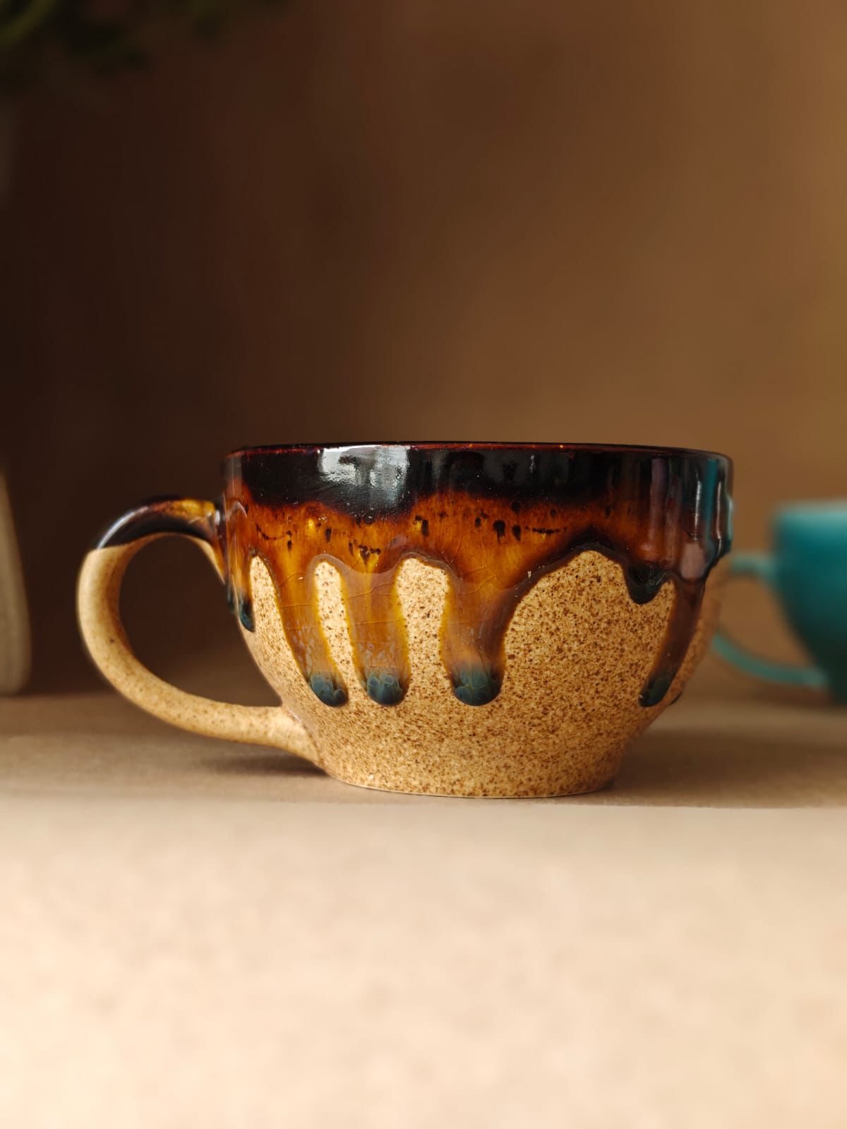 Brown Cappuccino Cup