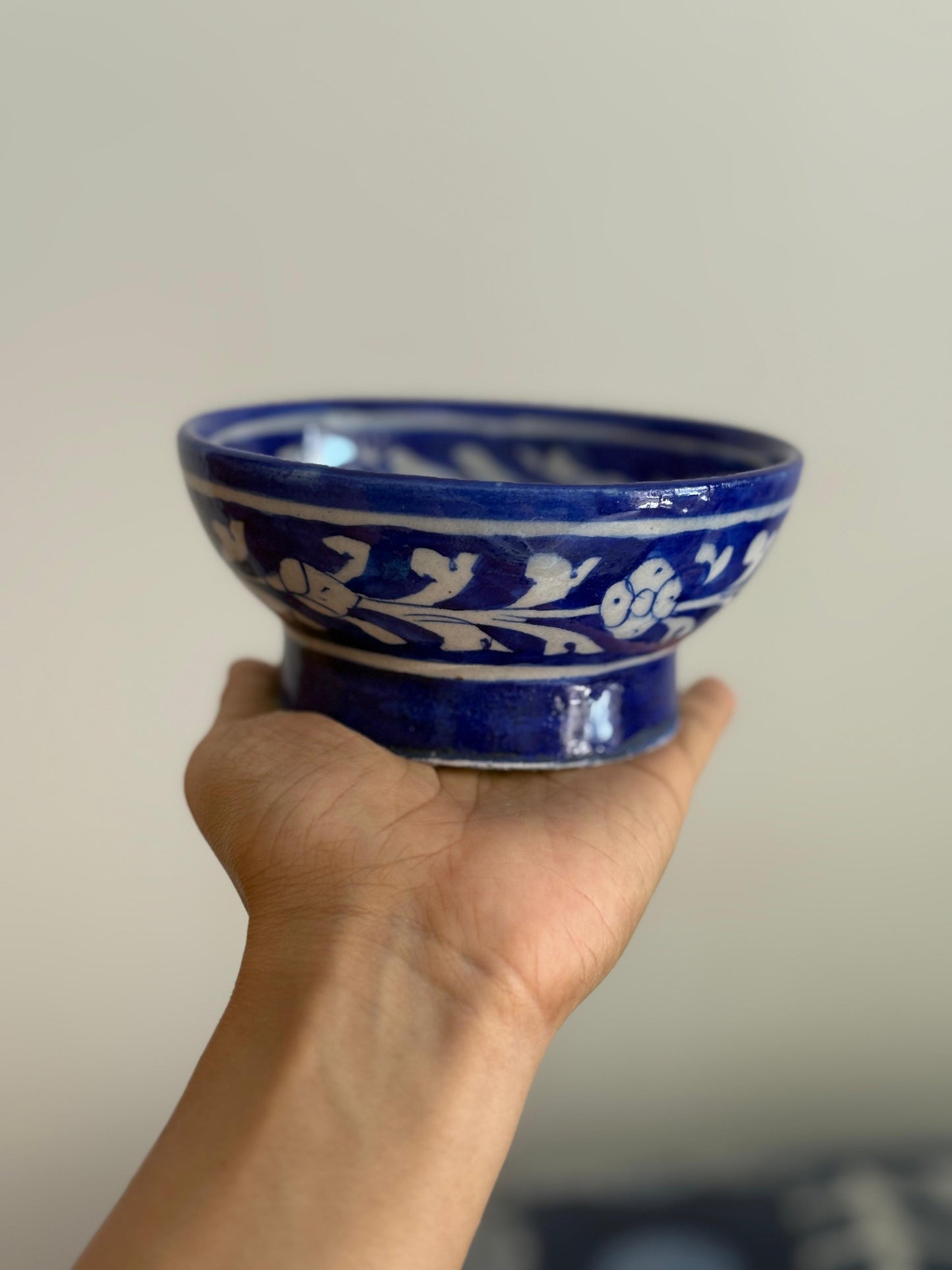 Blue Pottery 5" Bowl