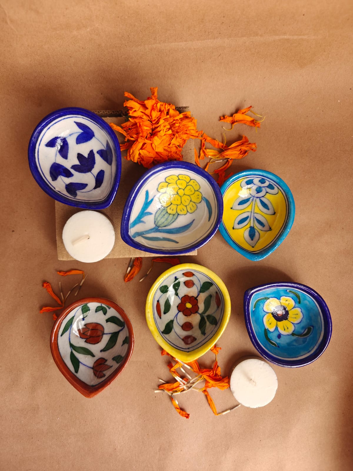 Festive Diyas- Set of 6