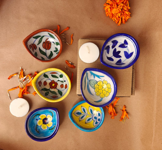 Festive Diyas- Set of 6