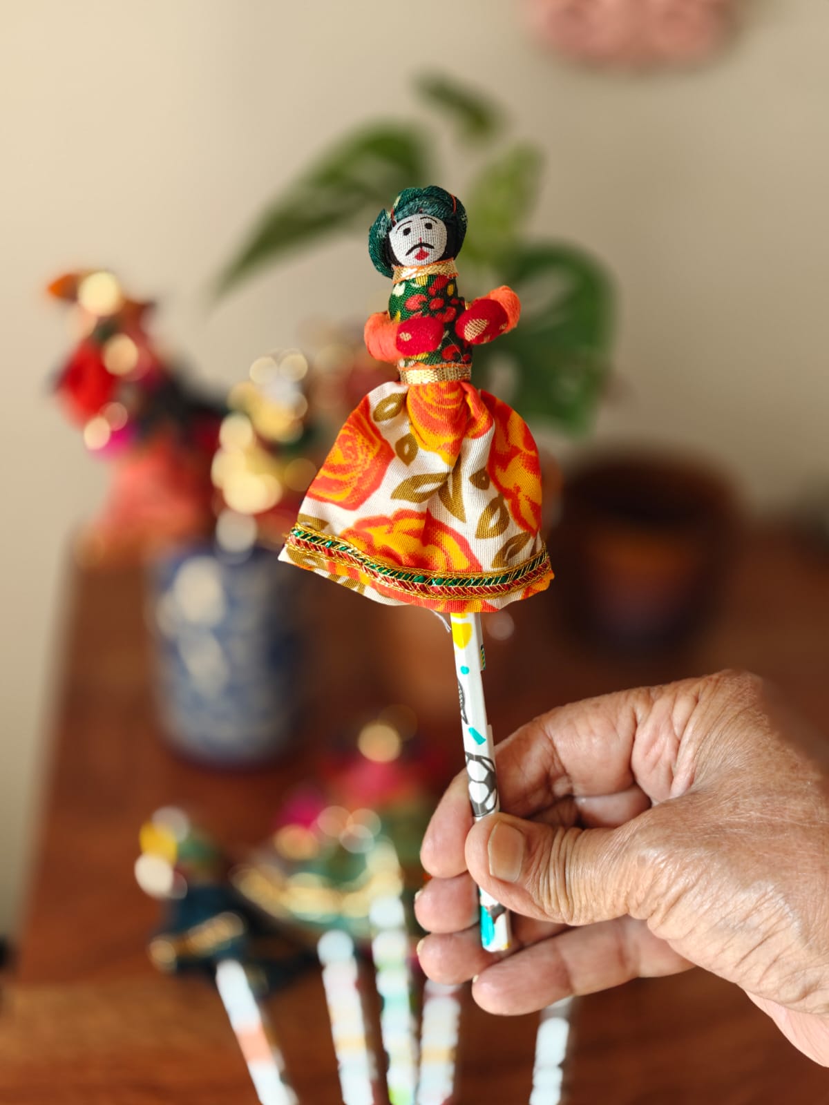 Kathputli Toppers with Pencils