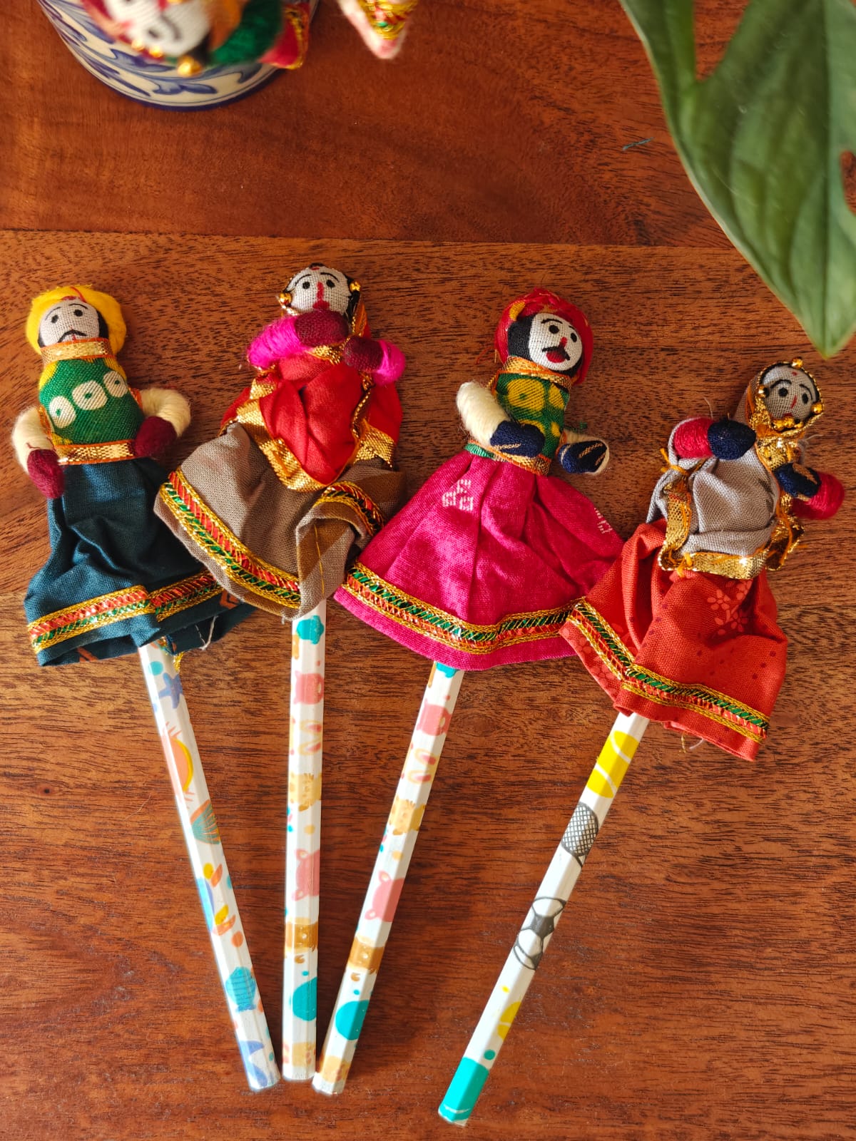Kathputli Toppers with Pencils