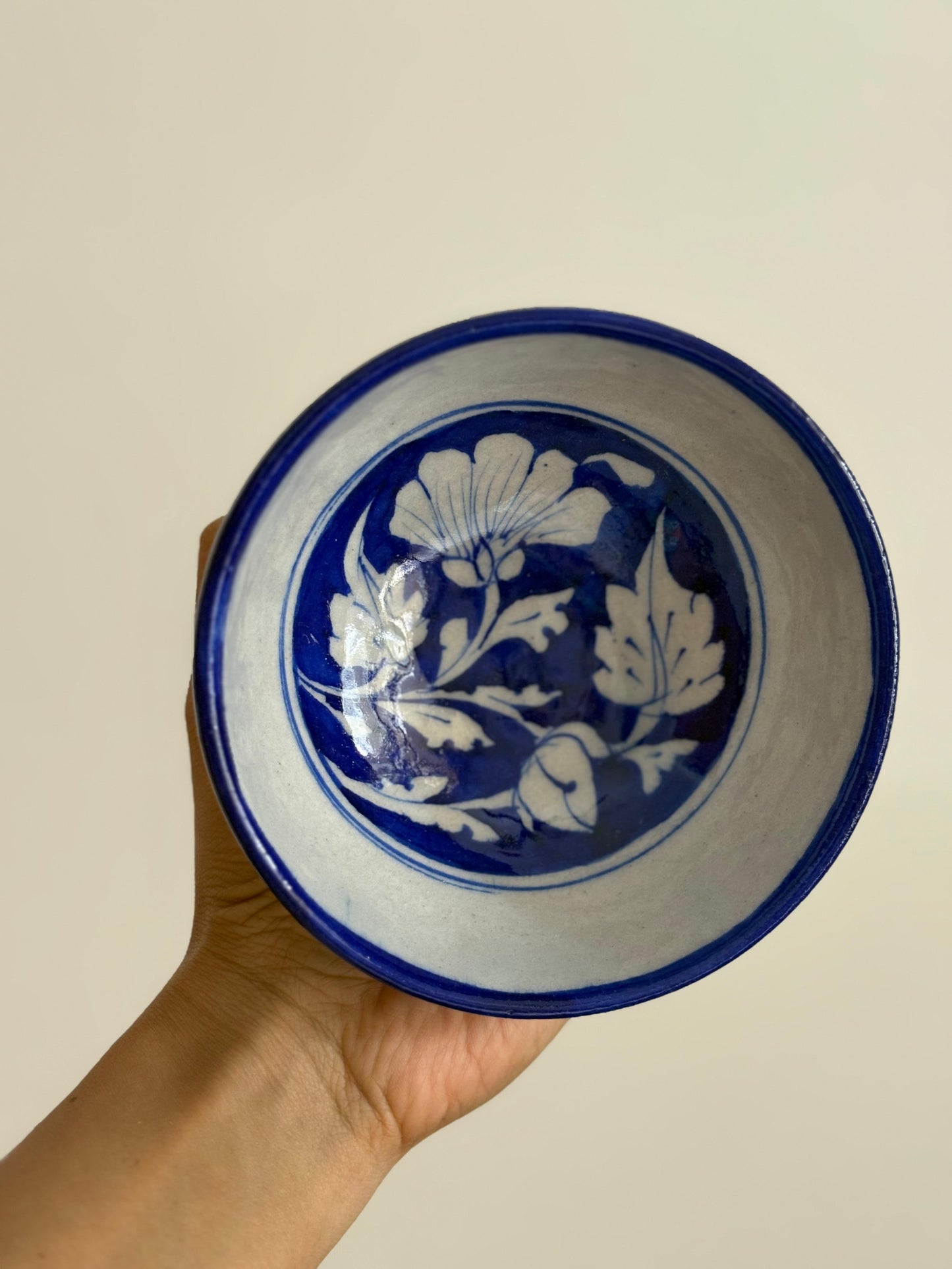 Blue Pottery 5" Bowl