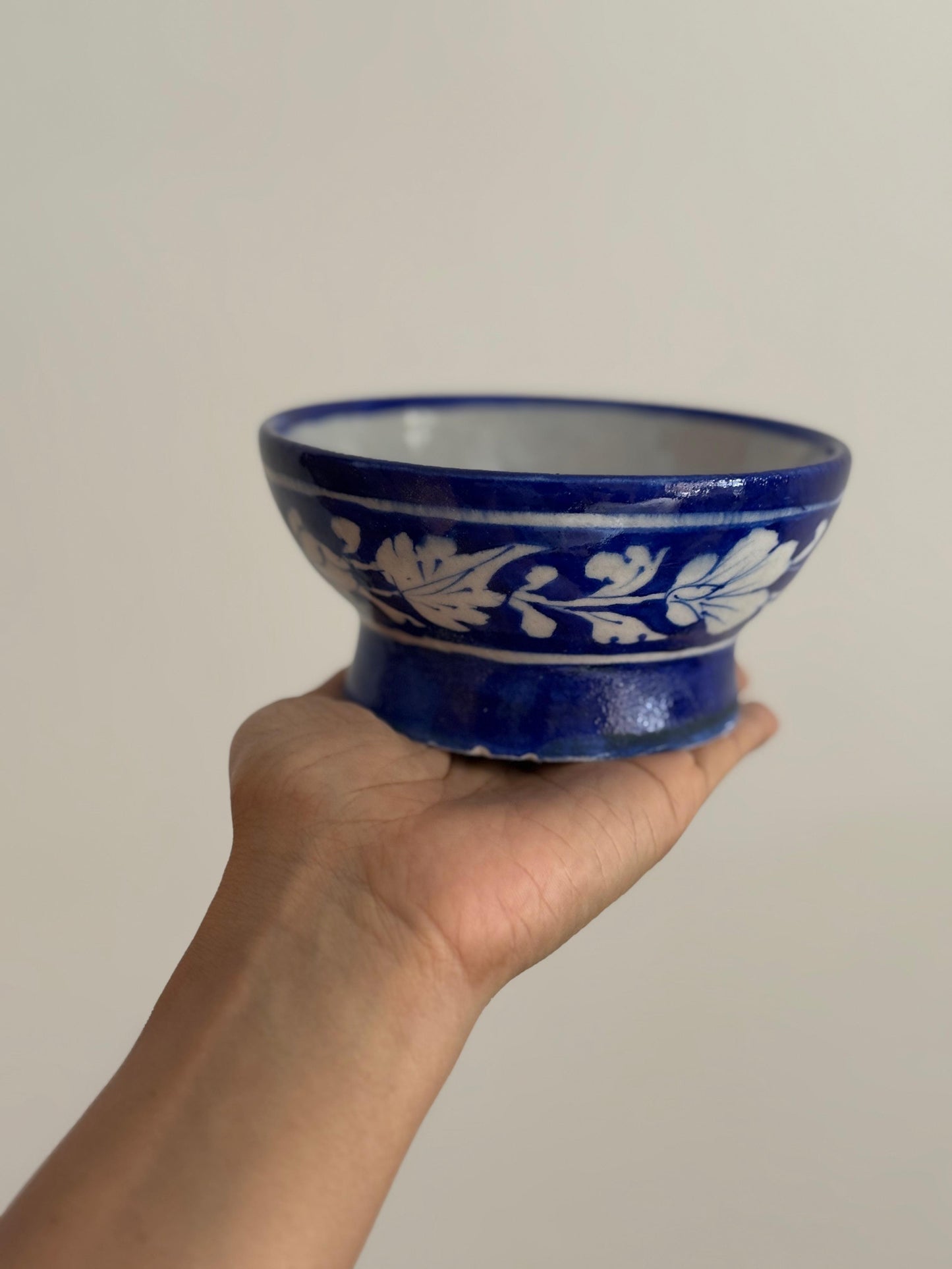 Blue Pottery 5" Bowl