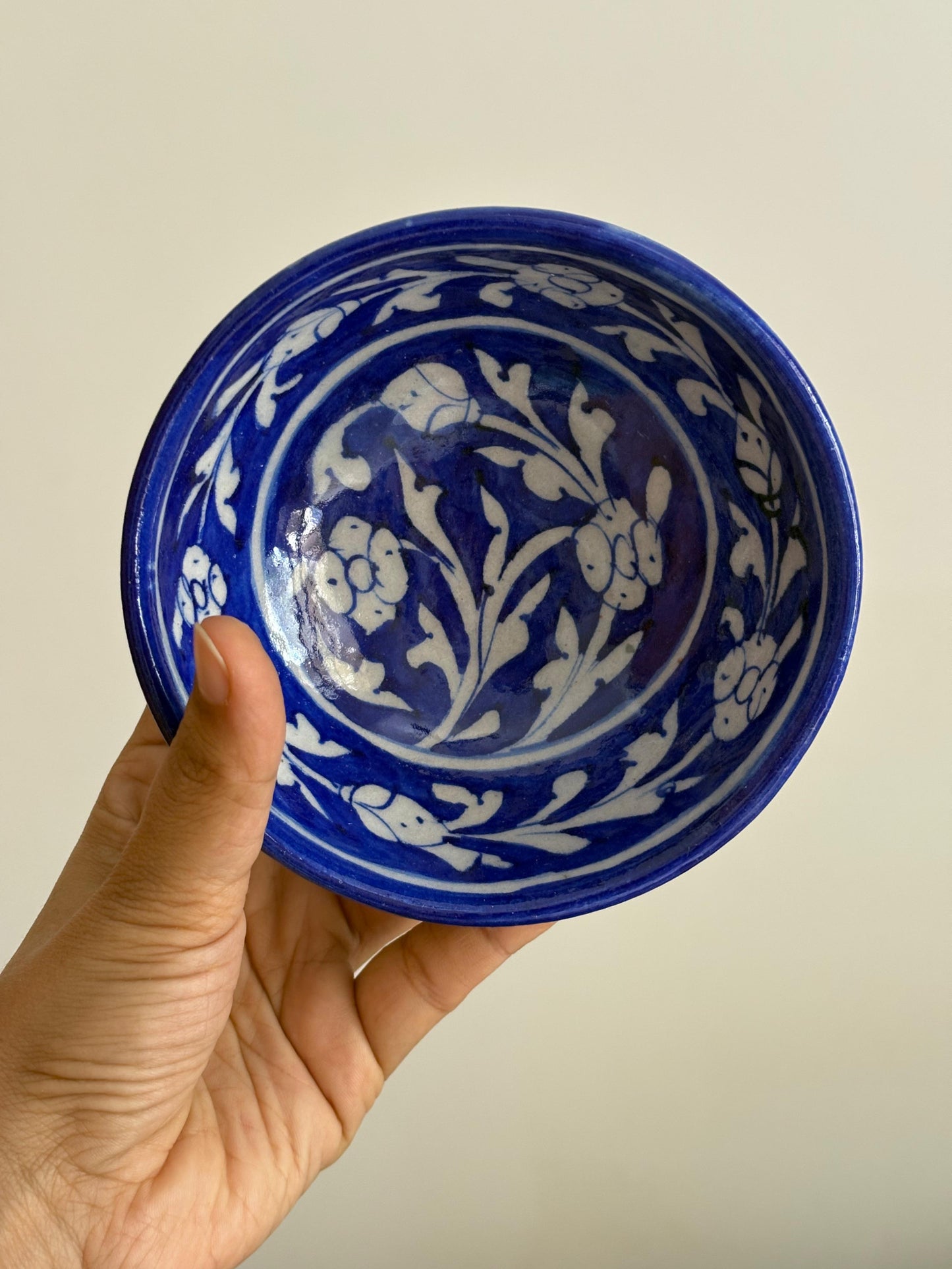 Blue Pottery 5" Bowl