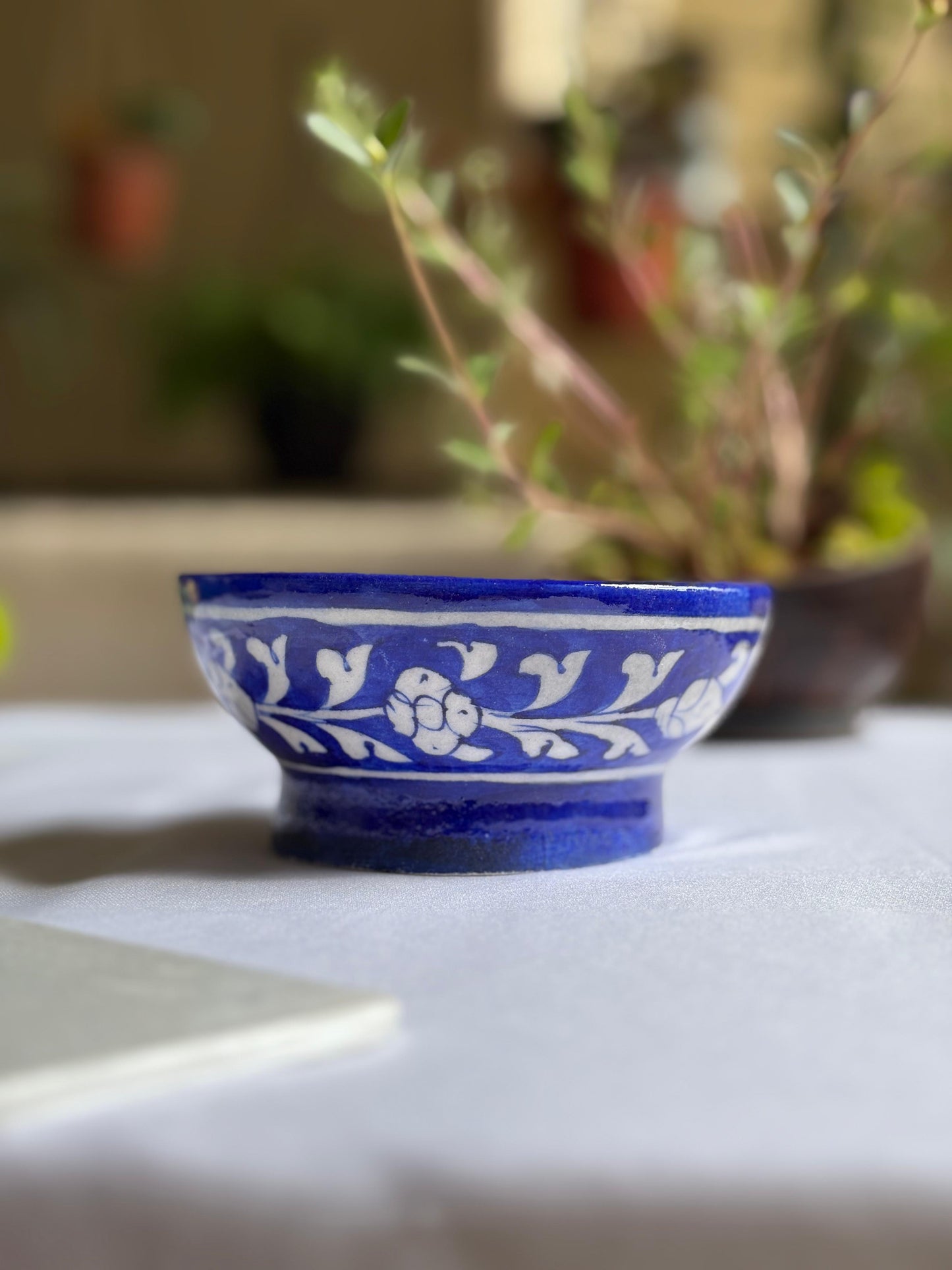 Blue Pottery 5" Bowl