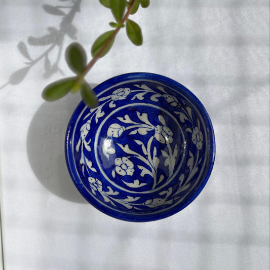 Blue Pottery 5" Bowl